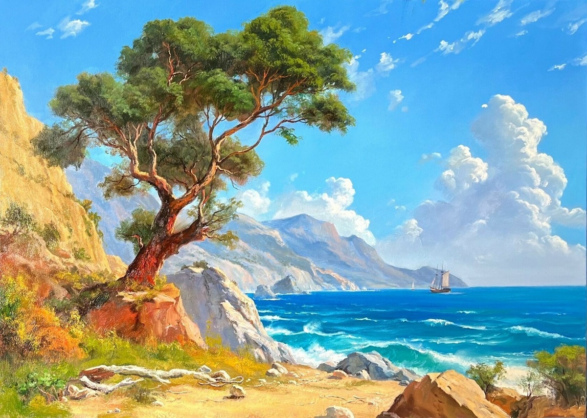 У берегов Тавриды. Источник изображения: vk.com›saharovs_art