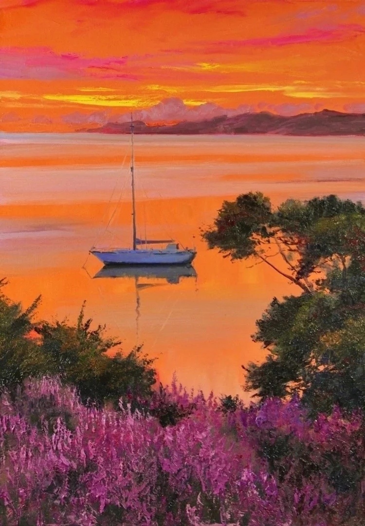 Закат. Источник изображения: vk.com›saharovs_art