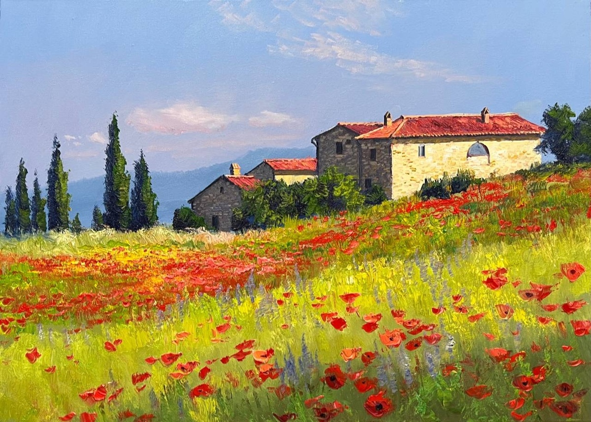 Итальянский домик. Источник изображения: vk.com›saharovs_art