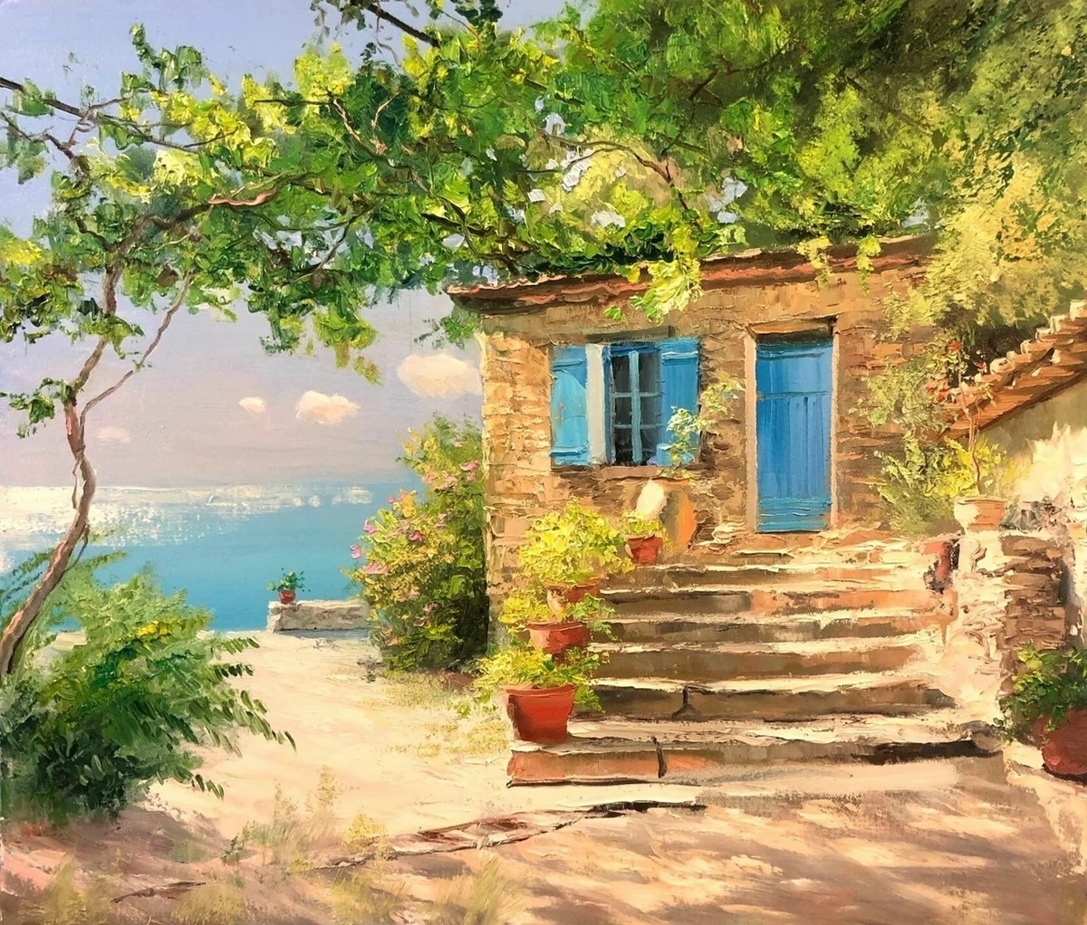 Южный домик. Источник изображения: vk.com›saharovs_art