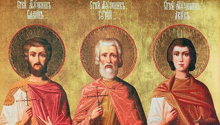 Святые Гурий, Самон и Авив. Фото: azbyka.ru