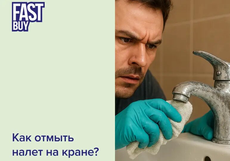 ✨ Как отмыть налёт на кране и вернуть блеск