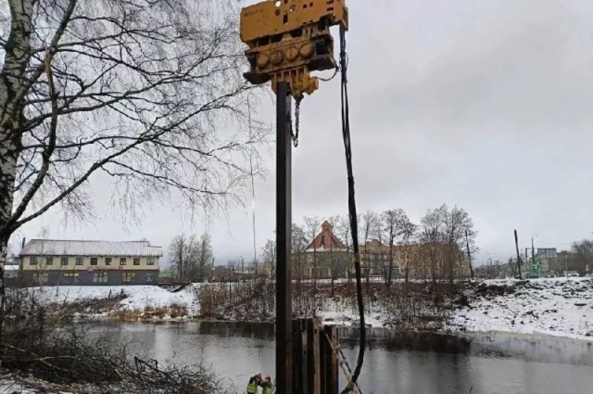    В Олонце приступили к реконструкции моста через реку Мегрегу