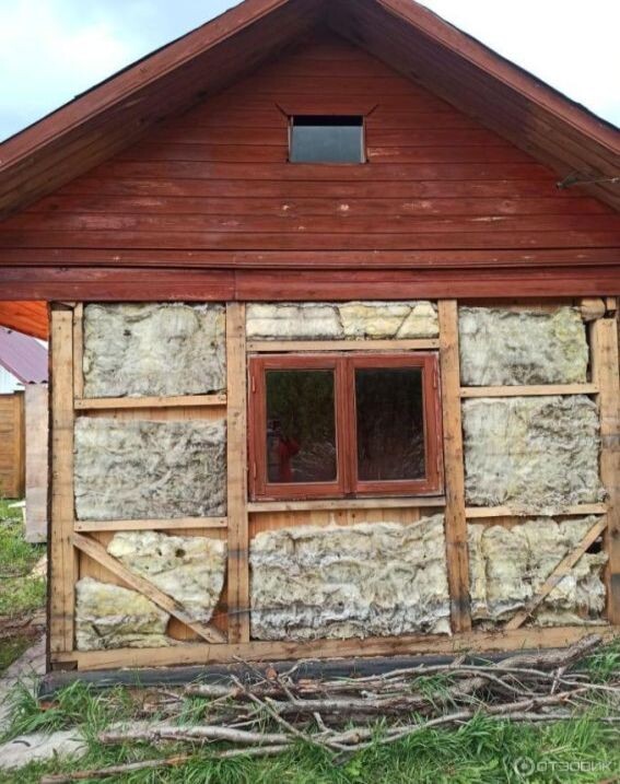 У нас дома утепляют минватой всего лишь на года