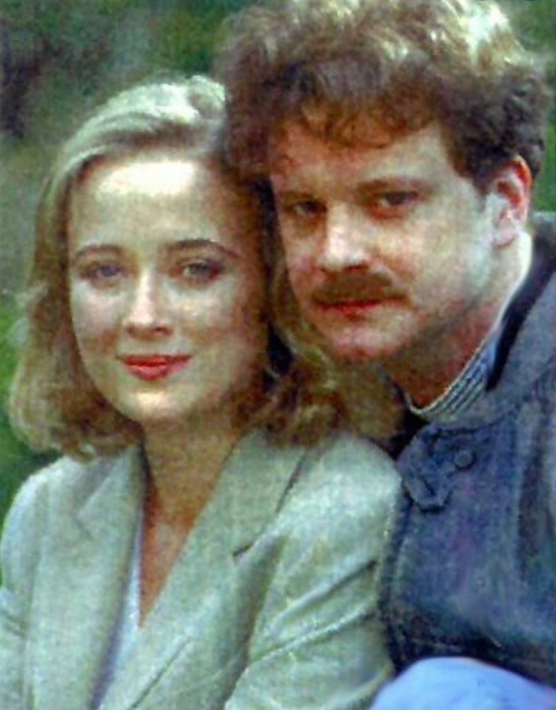 Дженифер Эль и Колин Ферт до сьемок 