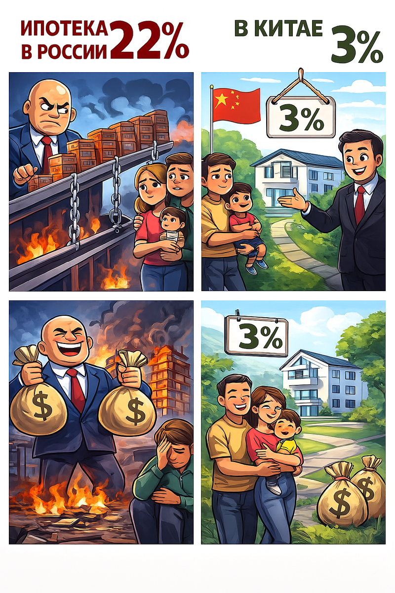 22% против 3%: как государство зарабатывает на мечте о своем доме

