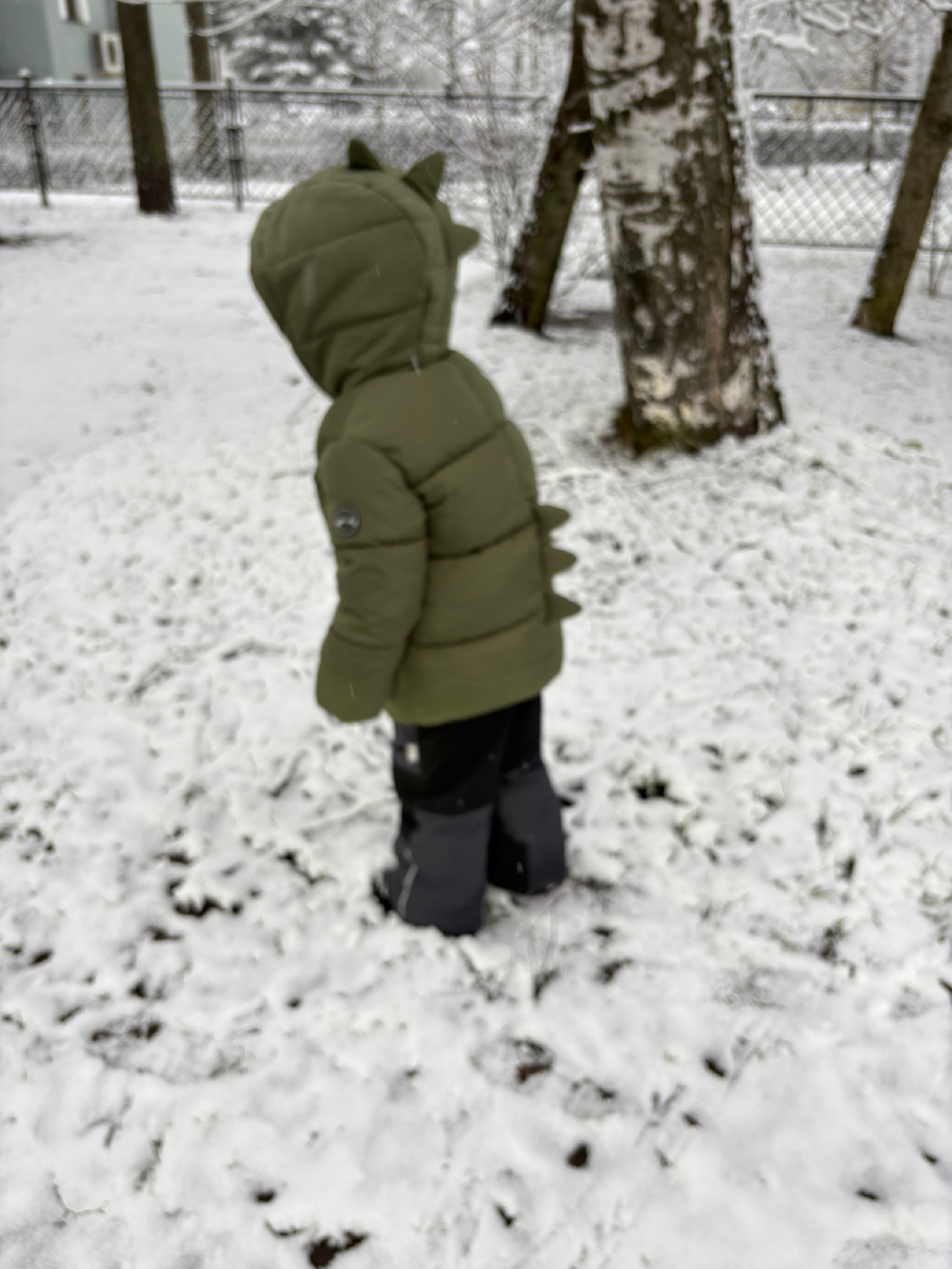 А вот и наш динозаврик. 