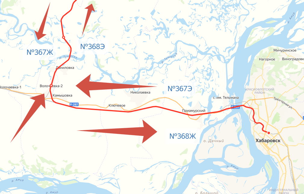 Построено автором с использованием Яндекс.Расписание