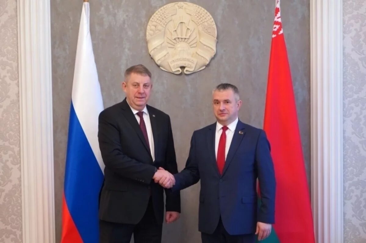    Брянский губернатор посетил Гомельскую область