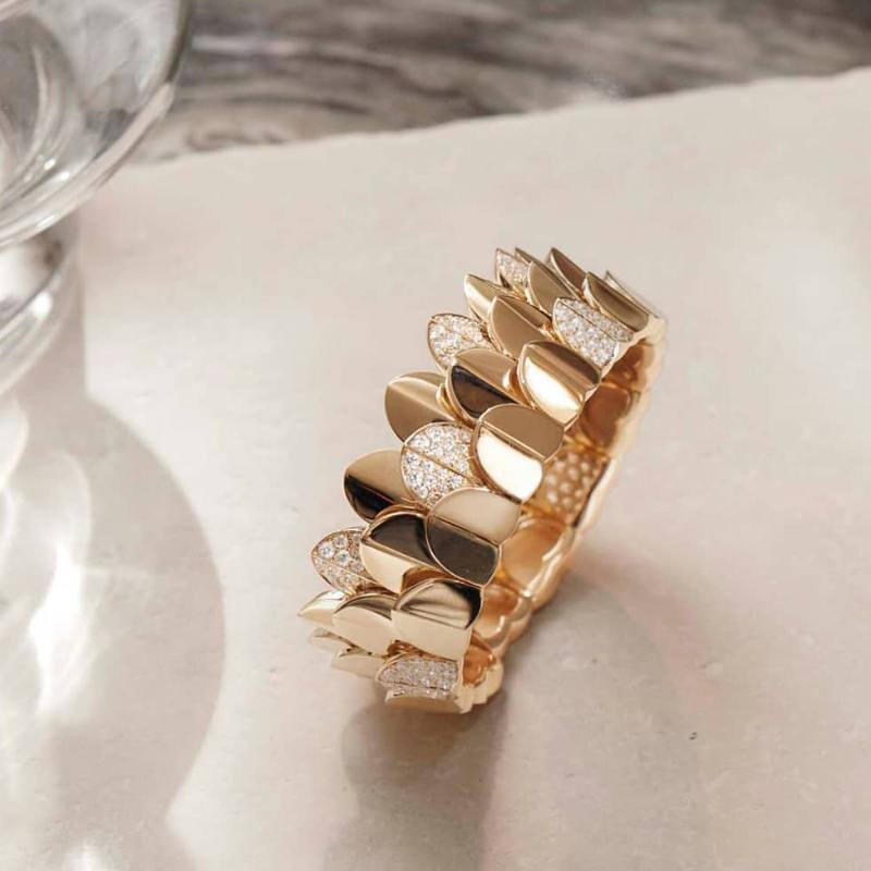 Кольцо FRED Une Île d'Or из желтого золота с бриллиантами