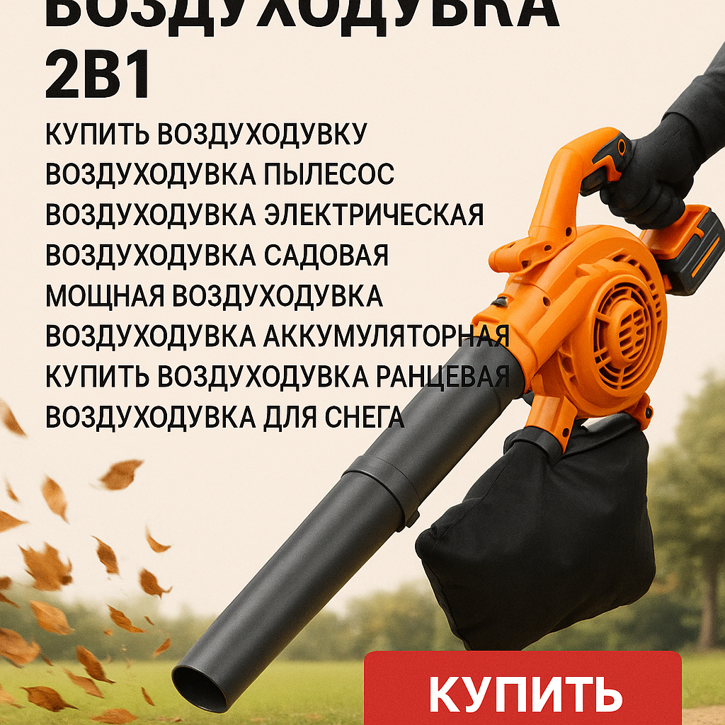 воздуходувка 2в1