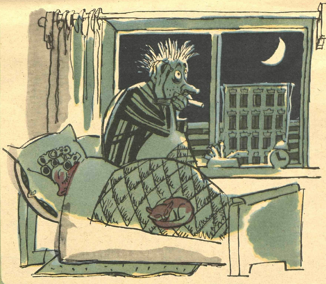 Художник М.Скобелев журнал "Крокодил" №09 1986 скобелев