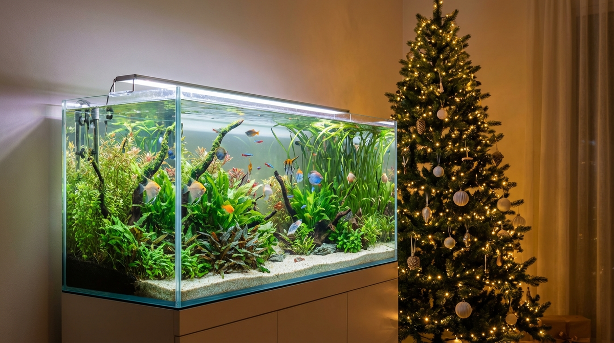 Аквариум к Новому году