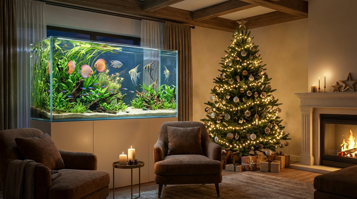 Аквариум перед Новым годом