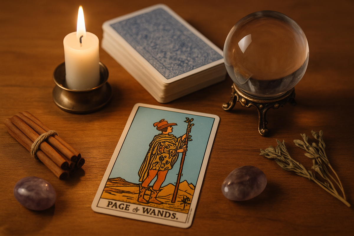 Паж Жезлов — искра, с которой всё начинается.