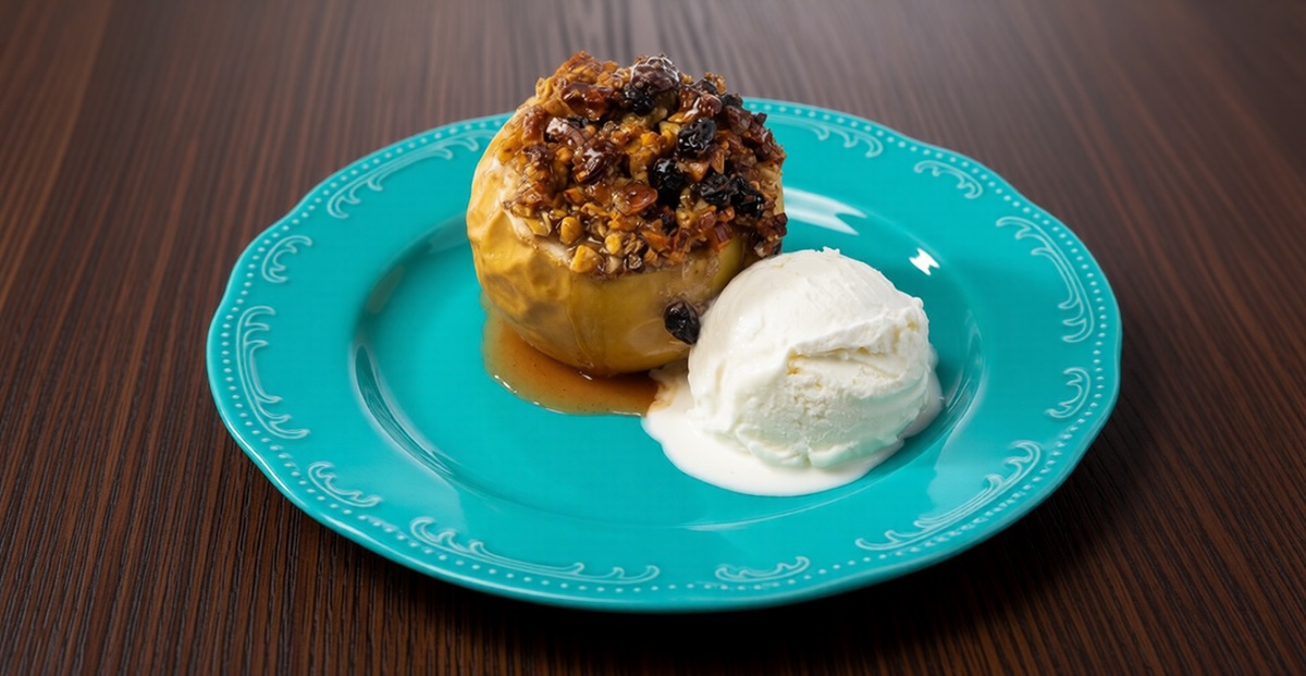 Яблоки печёные с Медом и Орехами