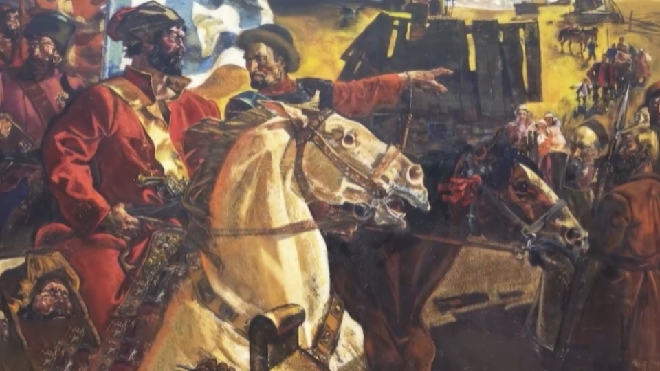 ФОТО: Кадр из программы "Момент в истории", РЕН ТВ