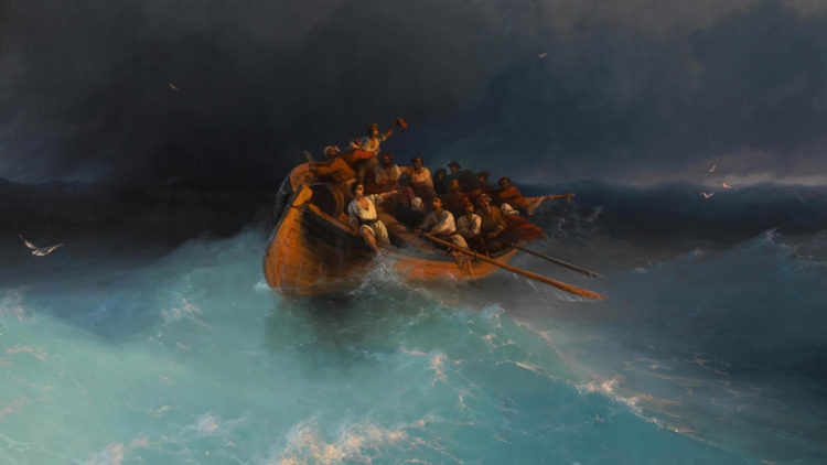 Картину Айвазовского «Выжившие» продали за рекордные £4,188 млн