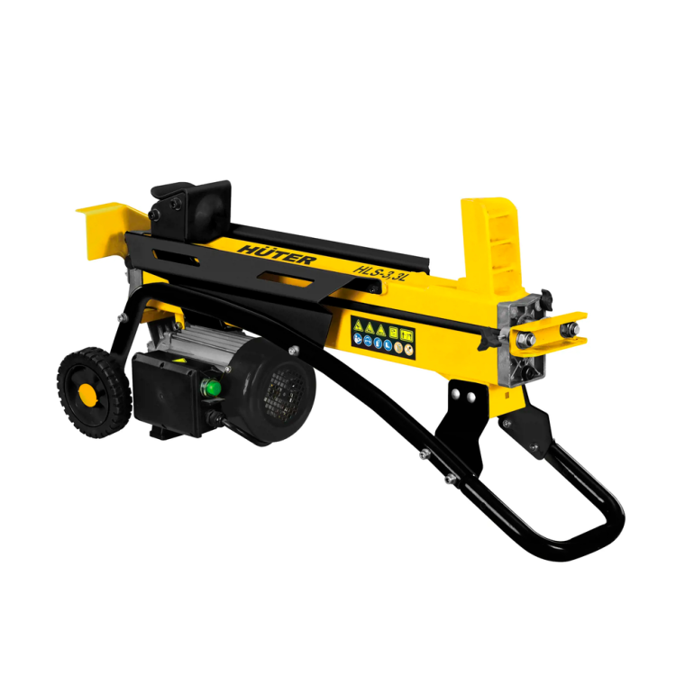 Дровокол электрический Huter HLS-3,3L: 5.5 т, 3300 Вт, ⌀ 30 см, длина - 52 см
