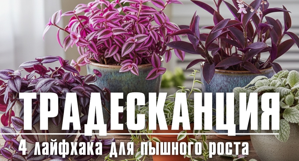 4 лайфхака для пышного роста Традесканции. И 5 ошибок, из-за которых она гниет.