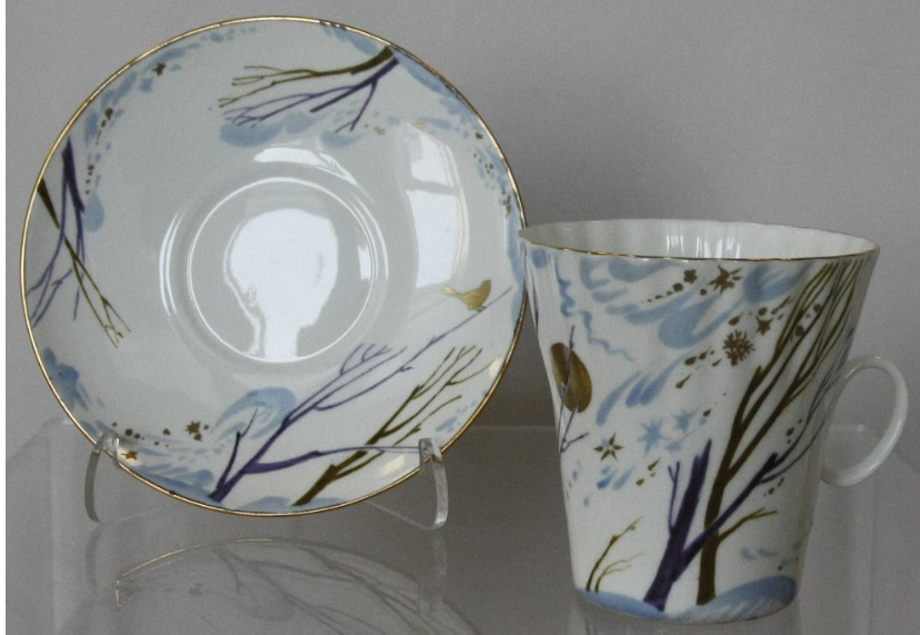 Автор формы В.Л. Семенов, автор росписи О.М. Матвеева, «Мороз и солнце»