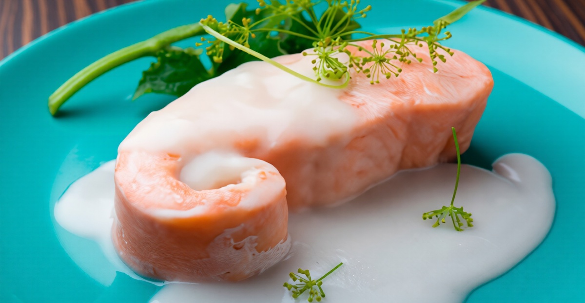 Форель Конфи в белом вине с травами