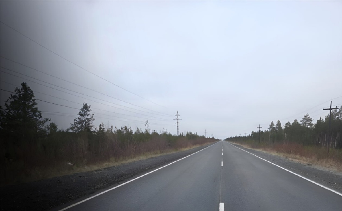    В Сургутском районе отремонтировали 5 километров дороги от Когалымского месторождения до кольцевой развилки