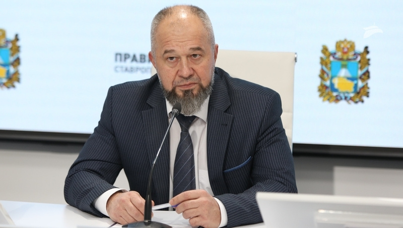    Министр дорожного хозяйства и транспорта Ставрополья Евгений Штепа Фото: Дмитрий Ахмадуллин / / ИА «Победа26»
