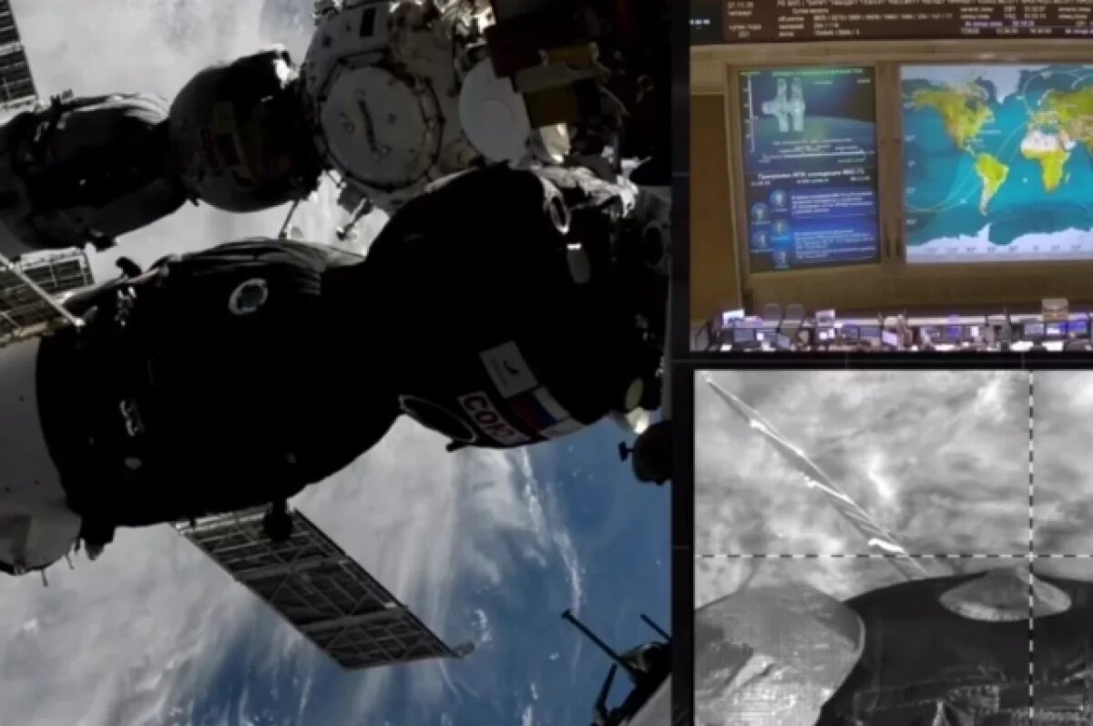    Роскосмос показал в прямом эфире стыковку «Союза МС-28» с МКС