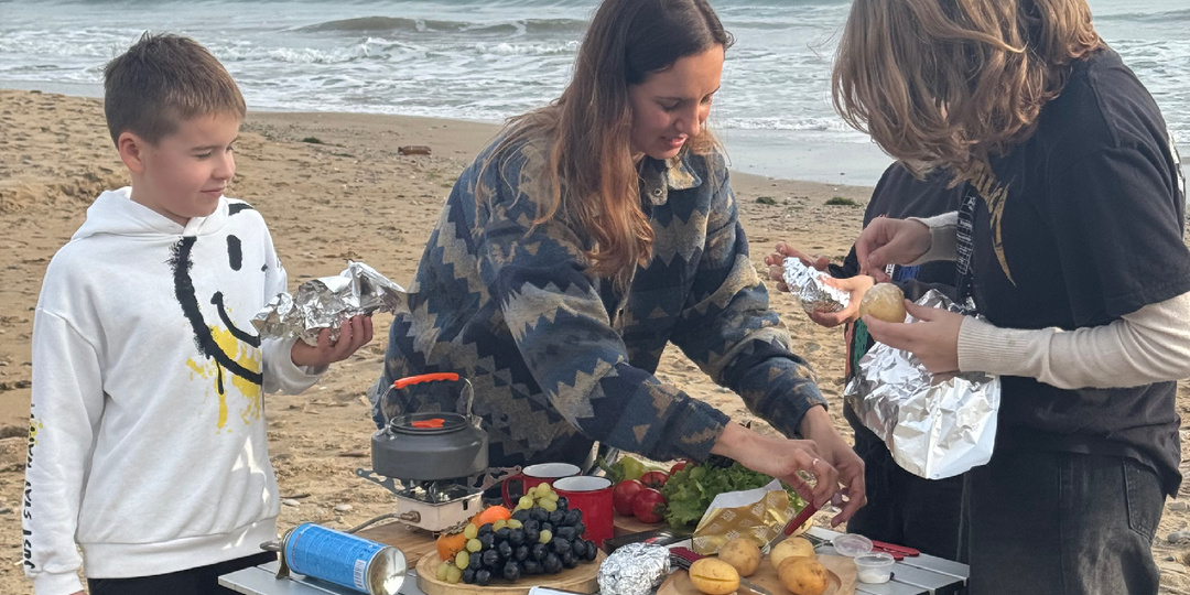 Что мы готовим на природе для детей. Два любимых, вкусных и легких рецепта из детства.