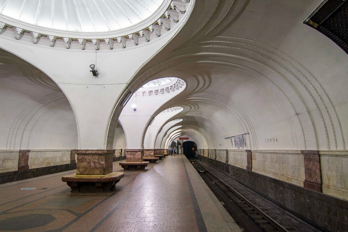 Станция метро «Сокол». Фото: Фёдор Дядичев