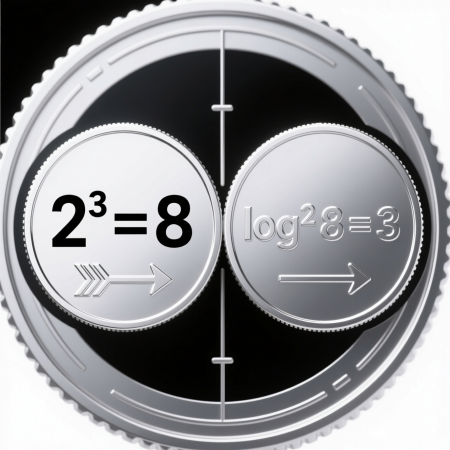 Степень и логарифм — как две стороны одной монеты. Одна операция задает вопрос: «Что будет, если 2 возвести в 3ю степень?», а другая: «В какую степень нужно возвести 2, чтобы получить 8?»