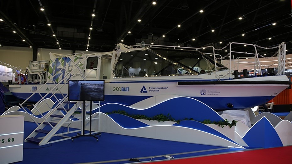    Первое отечественное пассажирское судно на водороде "Экобалт" Автор фото: ФГУП КГНЦ
