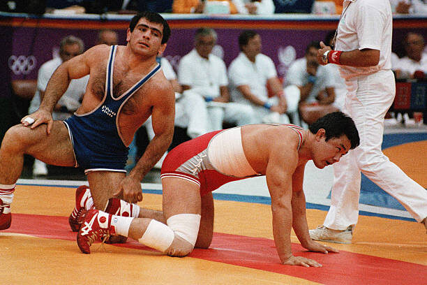 Махарбек Хадарцев на Олимпиаде в Сеуле