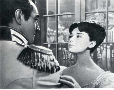 Кадр из фильма «Война и мир». Андрей Болконский – Вячеслав Тихонов. Наташа Ростова – Людмила Савельева