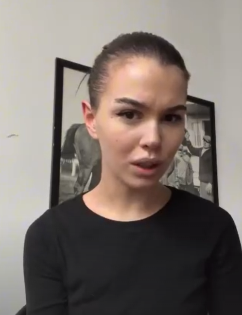 Фото: скриншот видеообращения Алины