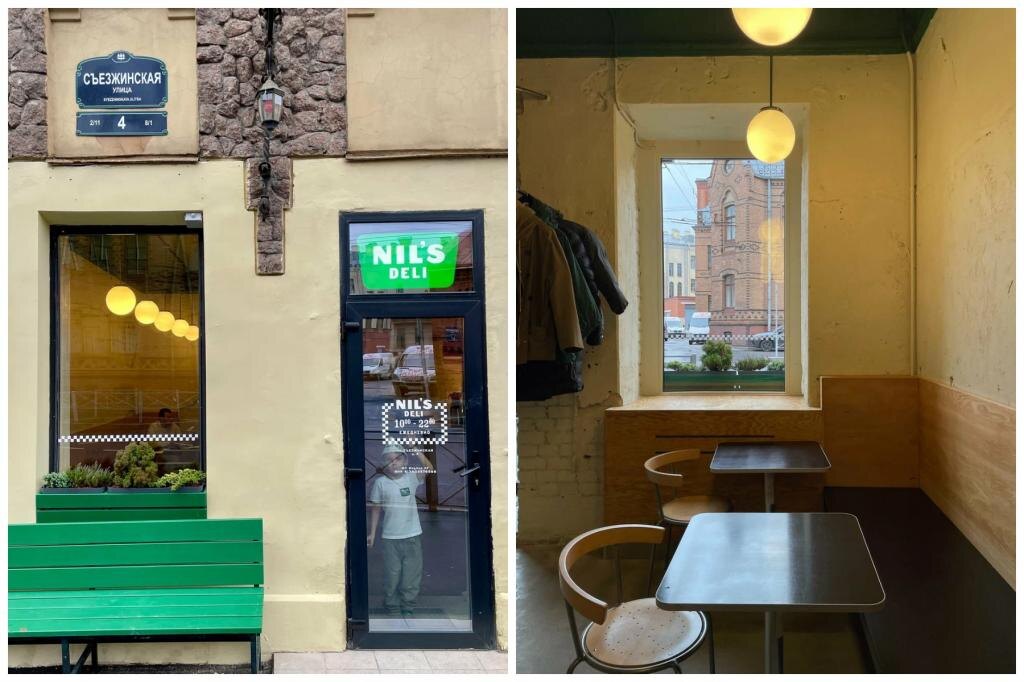 Интерьер сэндвичной Nil's Deli. Фото: соцсети проекта.