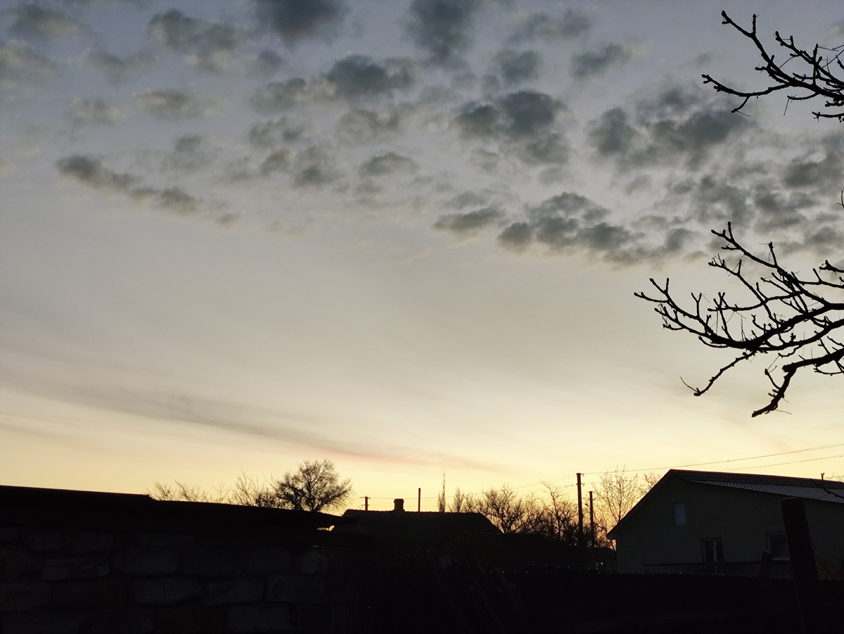 Рассвет сегодня