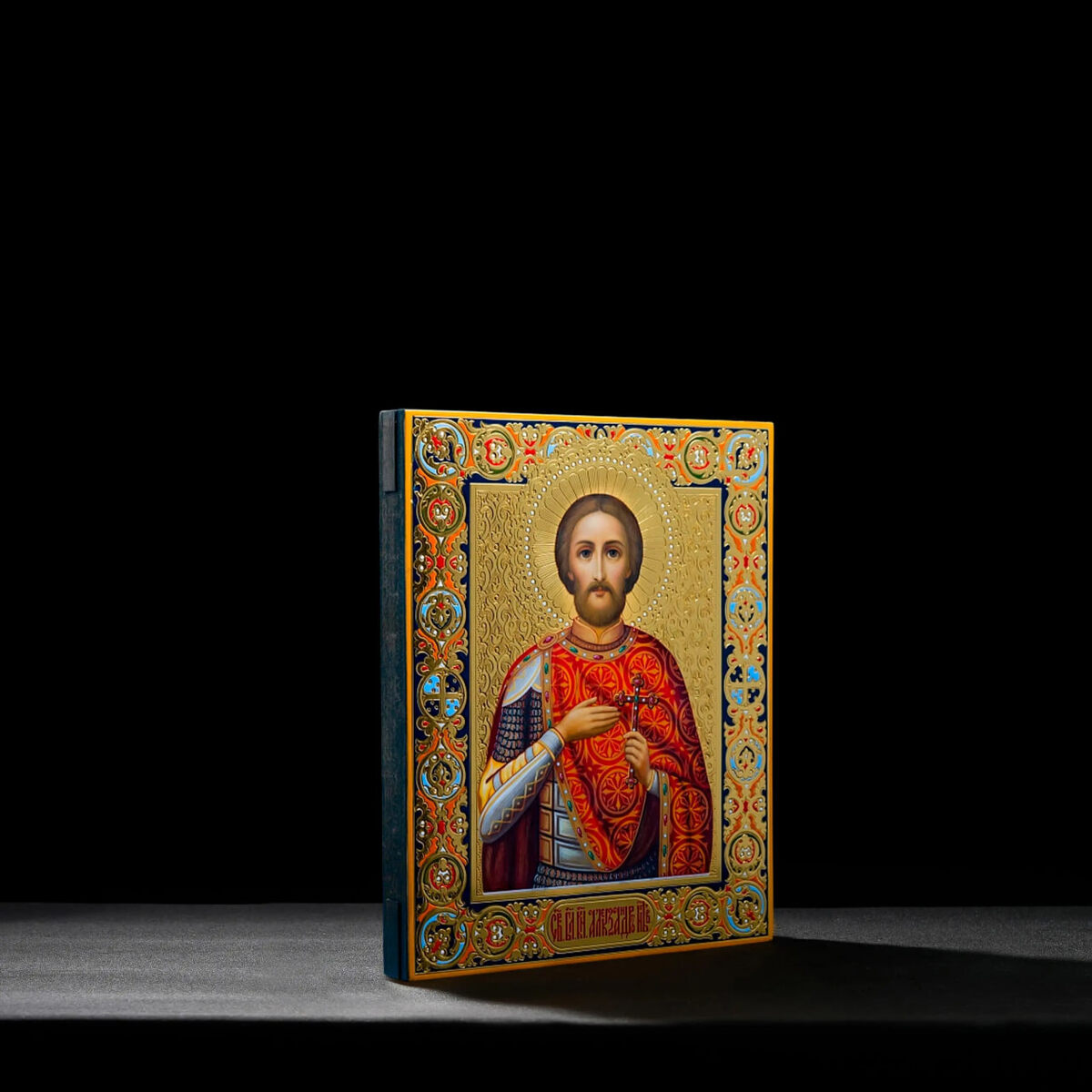 Икона ручной работы - Благоверный князь Александр Невский