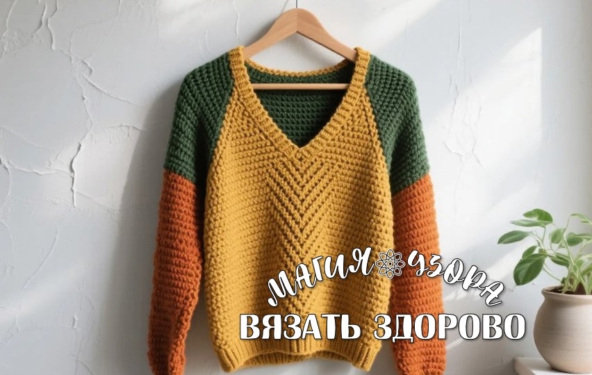 ⚡ КРЮЧКОМ БЫСТРЕЕ СПИЦ? ДА! СВИТЕР ЗА НЕДЕЛЮ БЕЗ СШИВАНИЯ