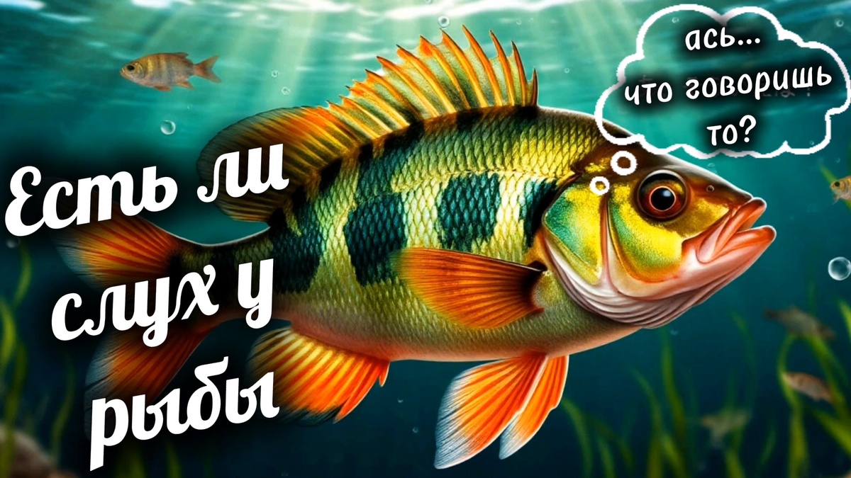 Есть ли слух у рыбы!? #рыбийслух #рыба слышыт