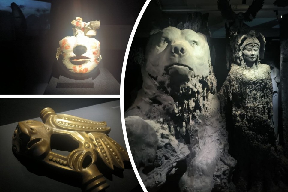    Уникальная выставка включает древние артефакты и работы художников. Никита МАНЬКО