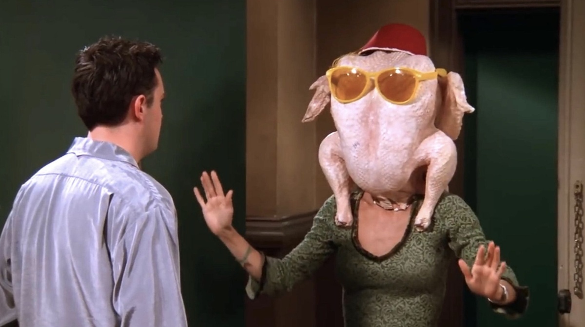    День благодарения — исключительно американский праздник. Кадр из сериала «Друзья»