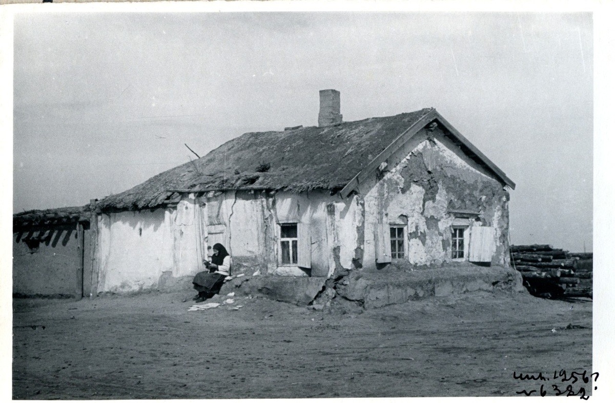 Дом Михаила Рубцова на улице Пролетарская. Фото 1955 год.