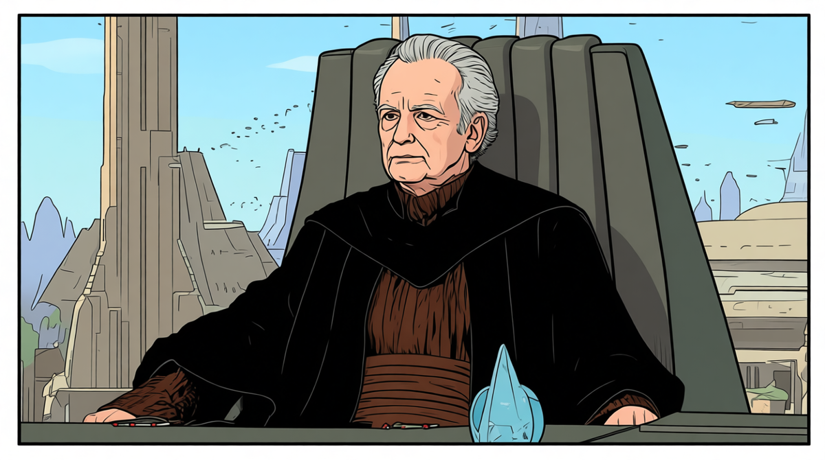 За маской мудрого канцлера скрывался величайший мастер интриг в галактике.