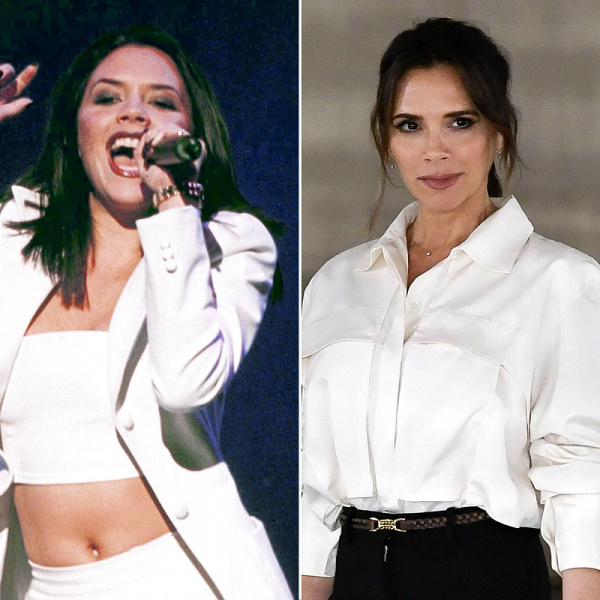    Виктория Бекхэм тогда и сейчас