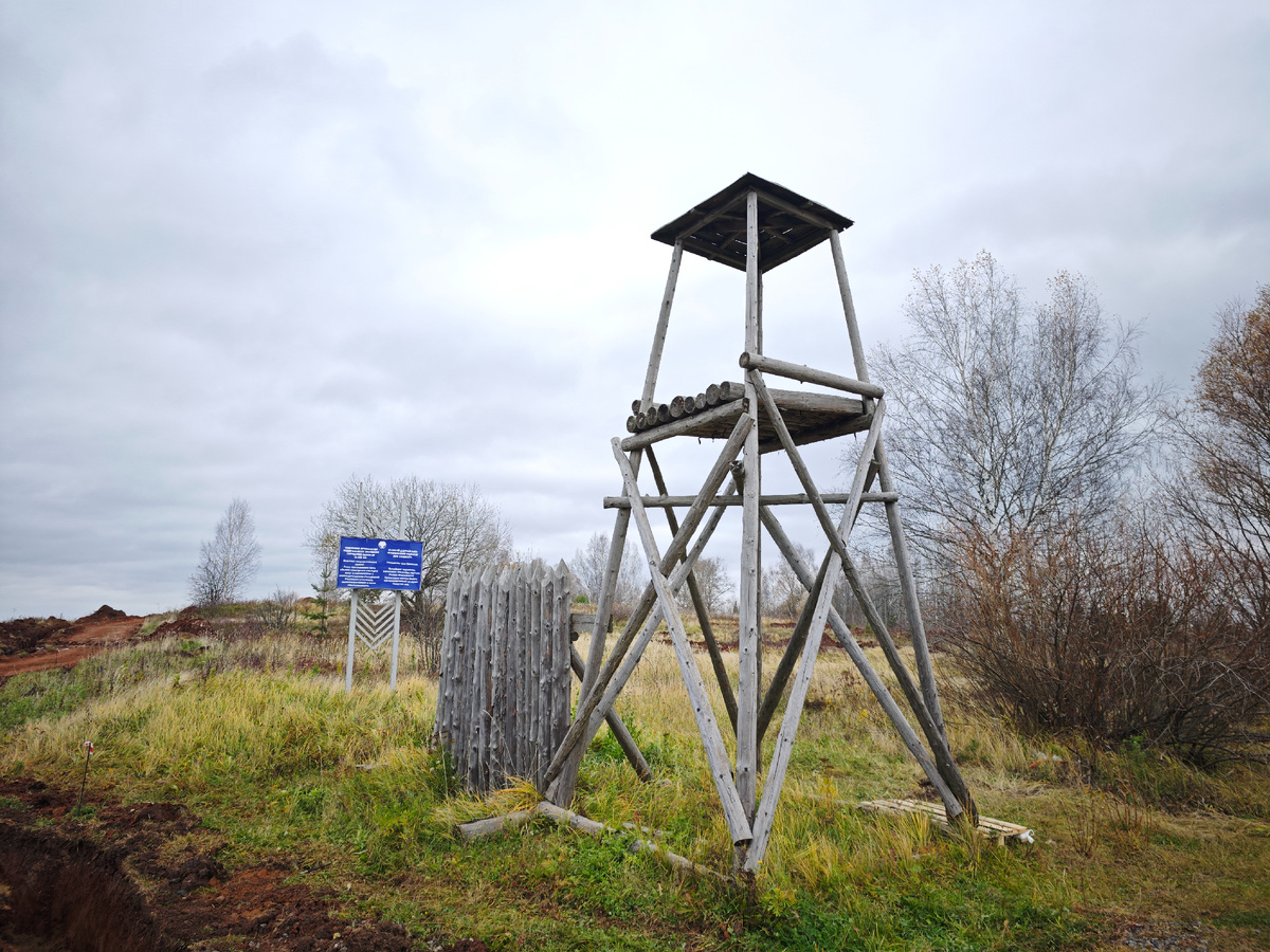 Частокол и сторожевая башня