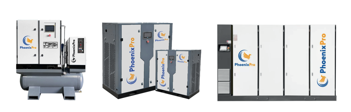 Phoenix Pro - один из крупнейших производителей индустриальных компрессоров, который производит широкий спектр моделей мощностью от 7,5 до 250 кВт. С