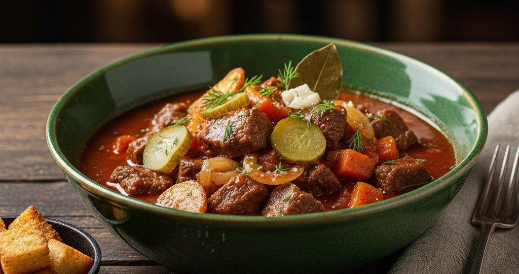 Азу из говядины: классический татарский рецепт с секретами сочного мяса.