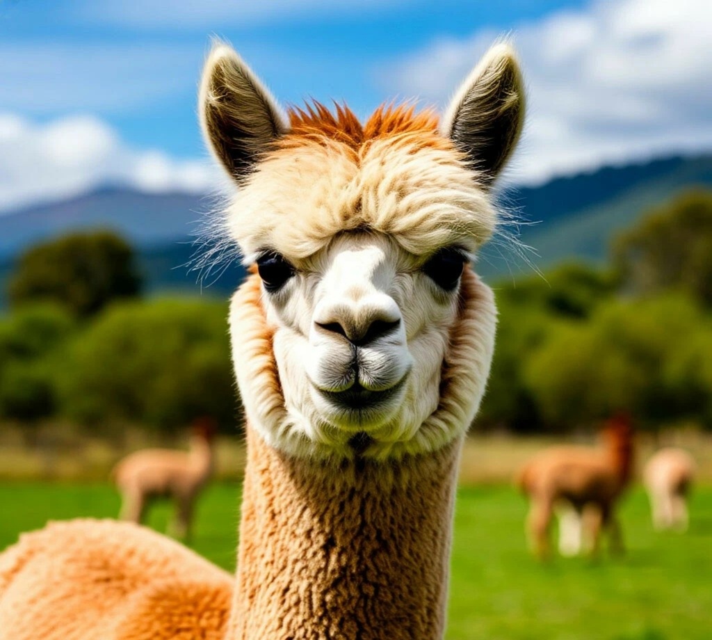 "Ну разве я не роскошен?" - альпака. 